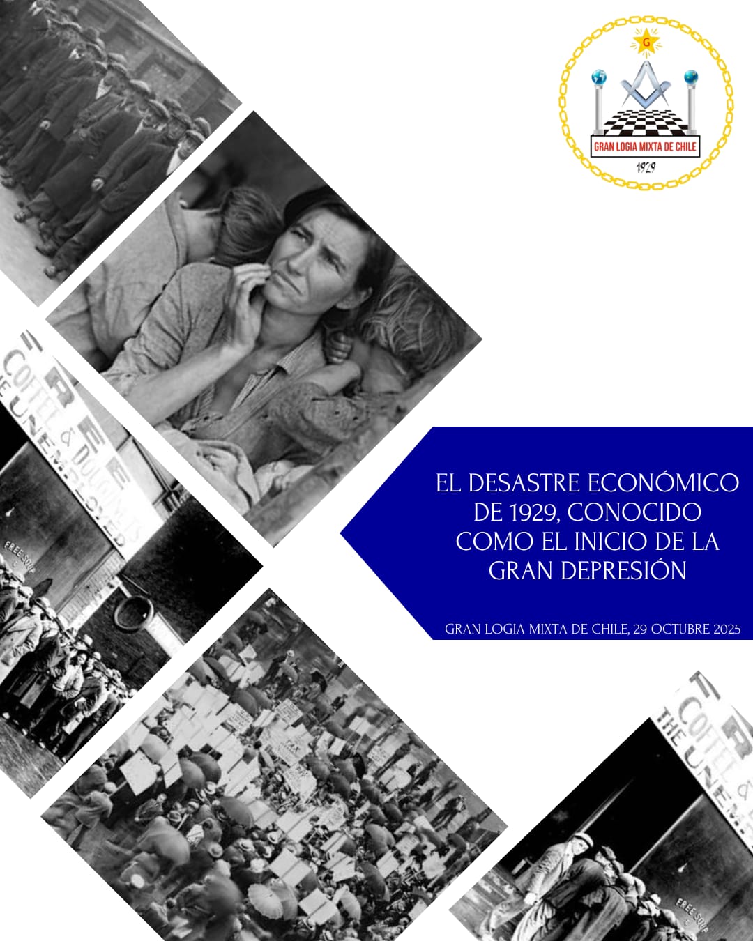 El Desastre Económico de 1929 y sus Repercusiones en el Año Fundacional de la Gran Logia Mixta de Chile